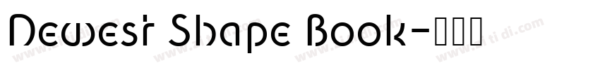 Newest Shape Book字体转换